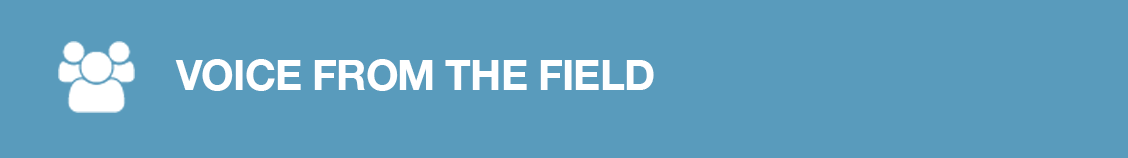 VOICE FROM THE FIELD